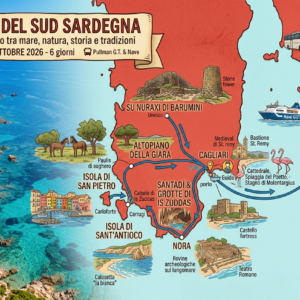 Tour Sud Sardegna 2026 Viaggio di Gruppo 1-6 Ottobre 26